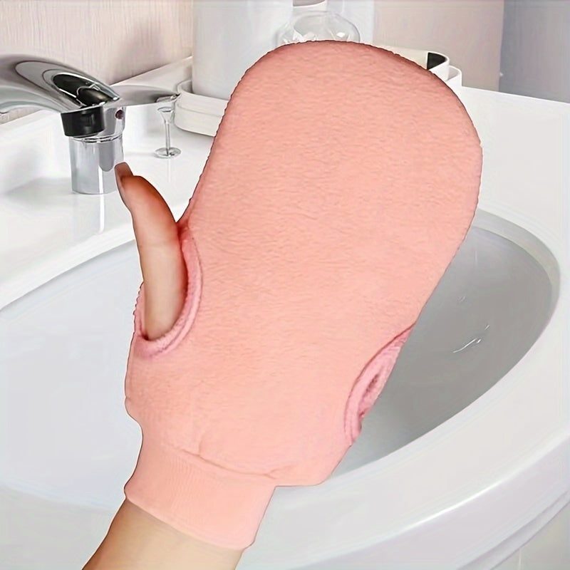 3 Sets of Double-Sided Decontamination Bath Gloves Coarse Sand\u002FFine Sand Optional, Strong Exfoliation, Back Rub Bath Home