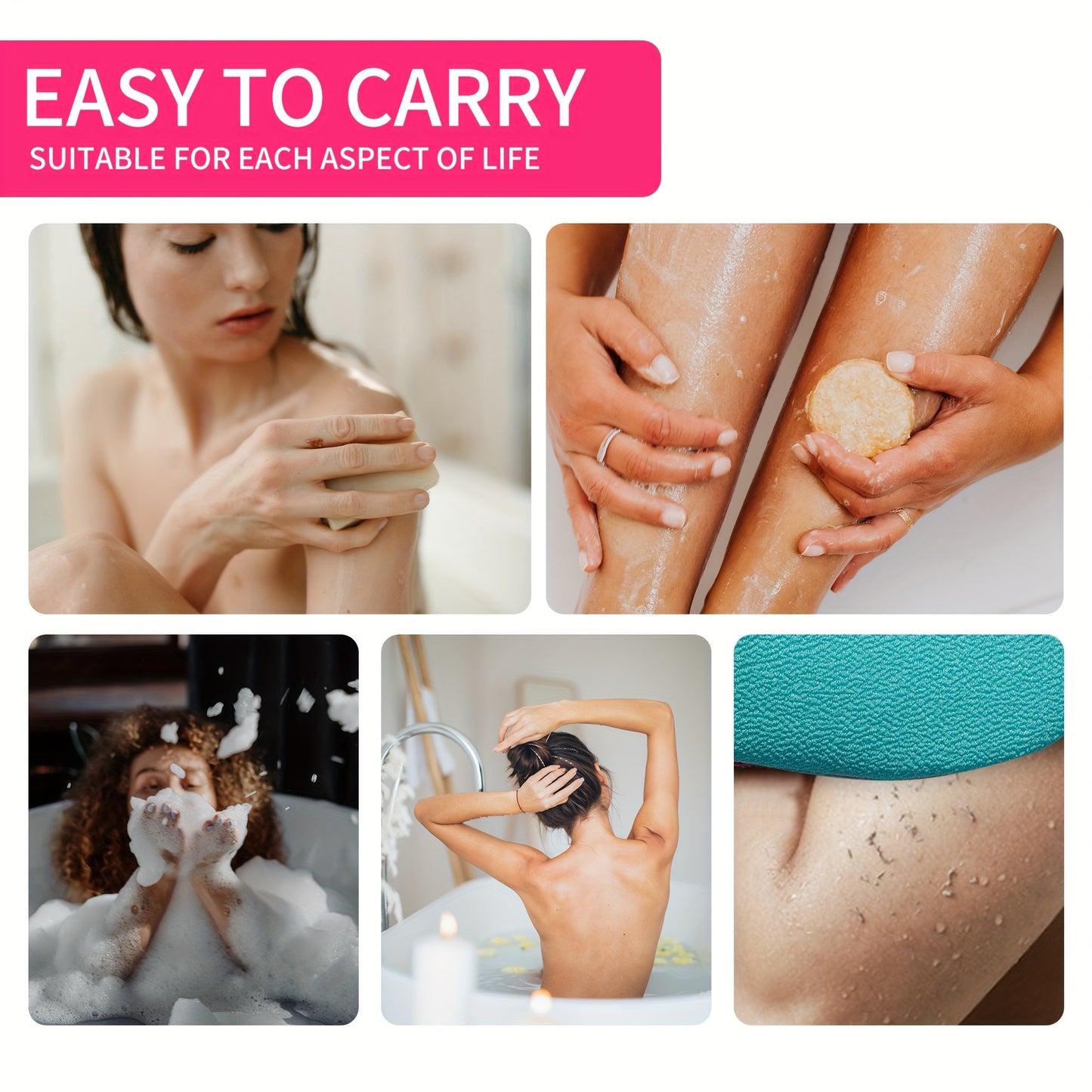 2pcs Exfoliating Bath Gloves, Thickened Scrubbing Hand Towels for Gentle Light Beige Care, Unisex Shower and Bathing Mitts